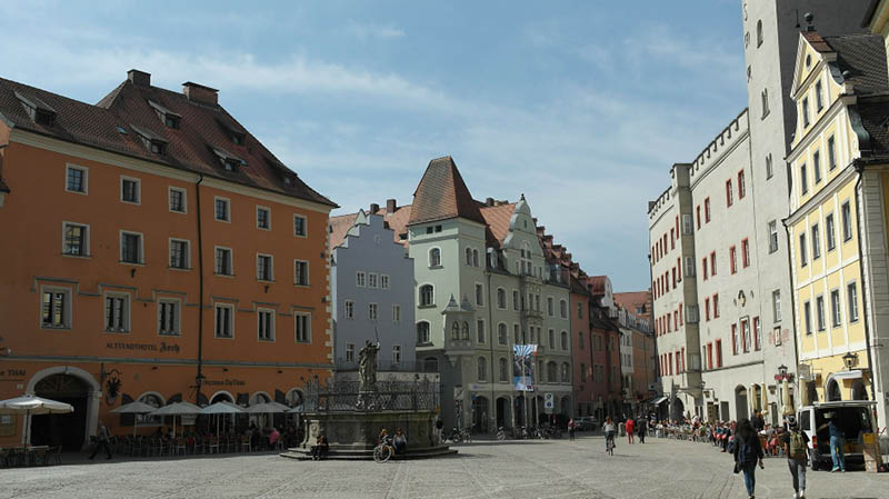 Wohngegend Regensburg Innenstadt